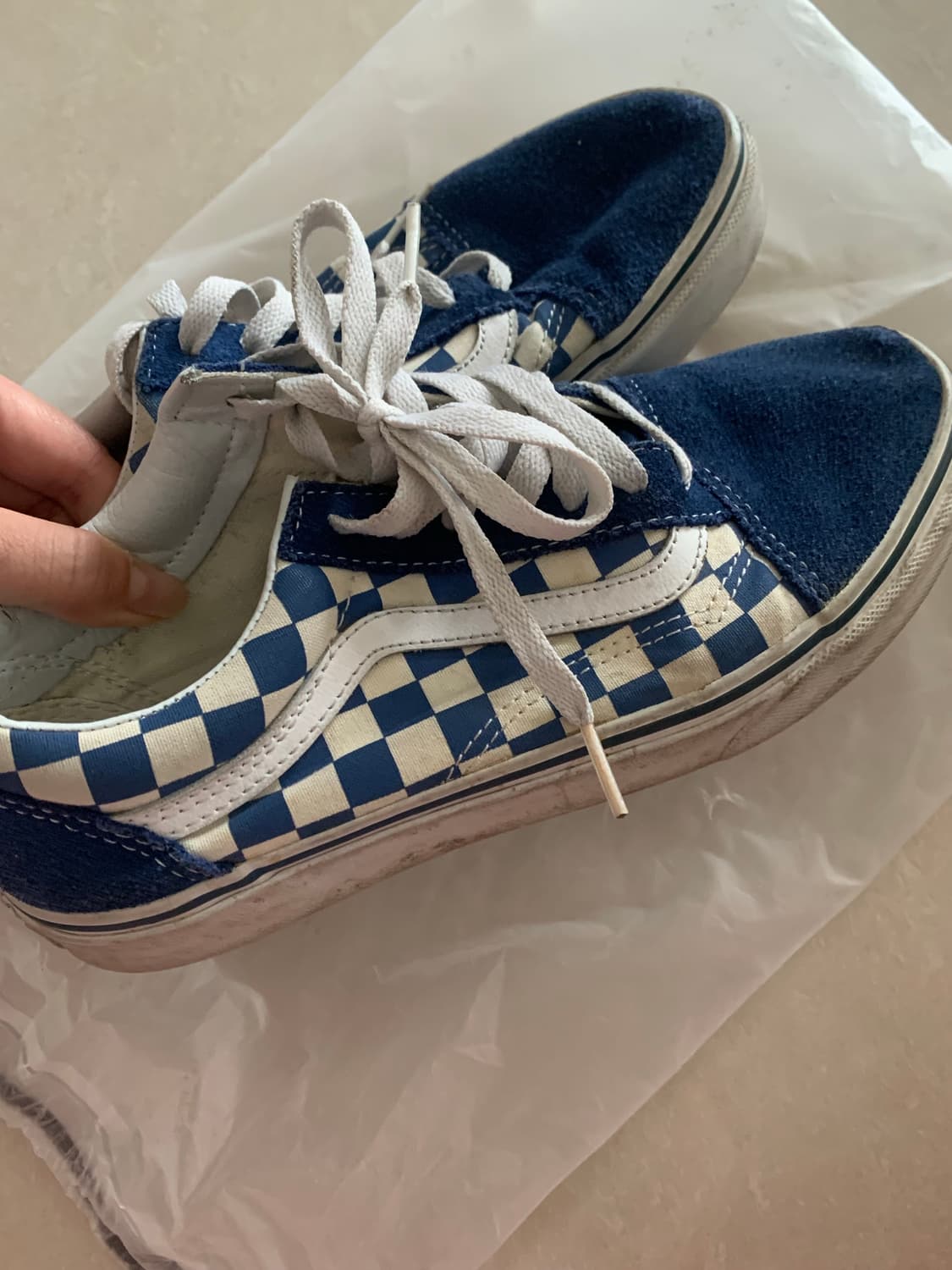 반스 올드스쿨 블루체크 240 상품이미지2