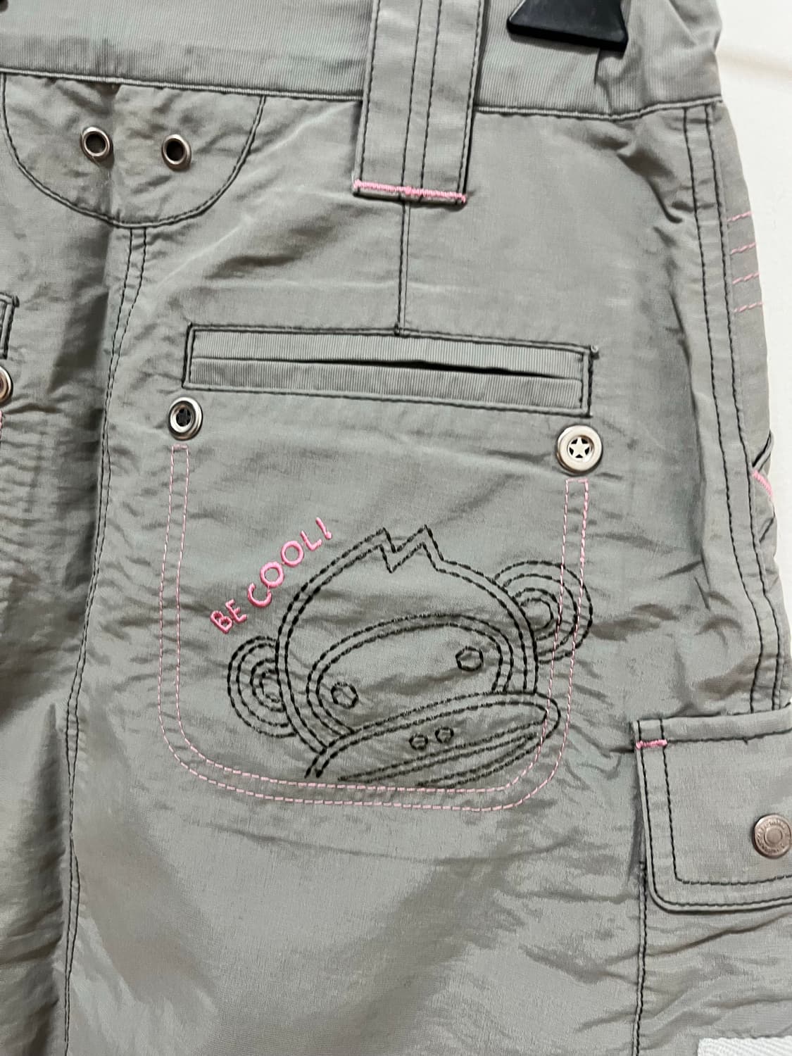 Bape 스타일 Bluecross 카고 스커트 워크웨어 상품이미지4