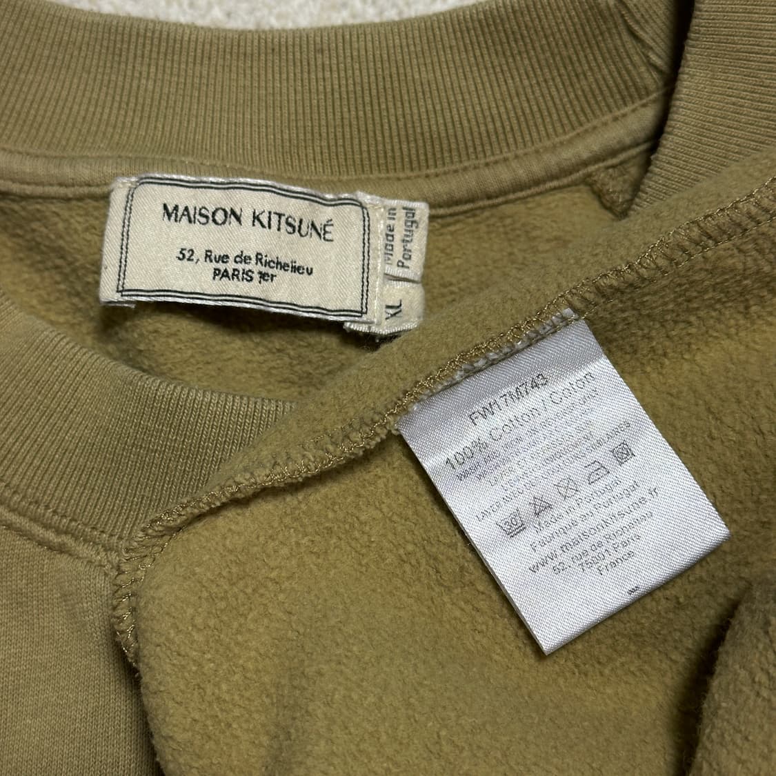 메종키츠네 MK패치 컬리지 맨투맨 상품이미지6