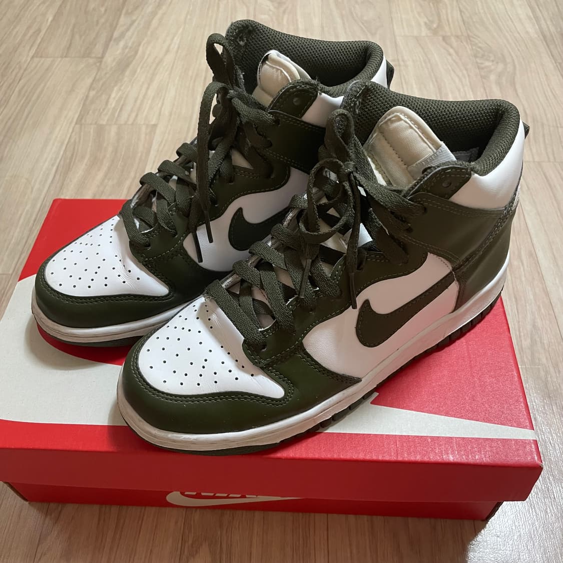 (GS) 나이키 덩크 하이 카고 카키 240 상품이미지1
