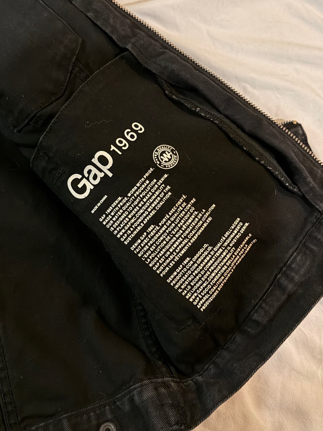 Gap(갭) 유니크 데님 라이더 자켓 상품이미지3