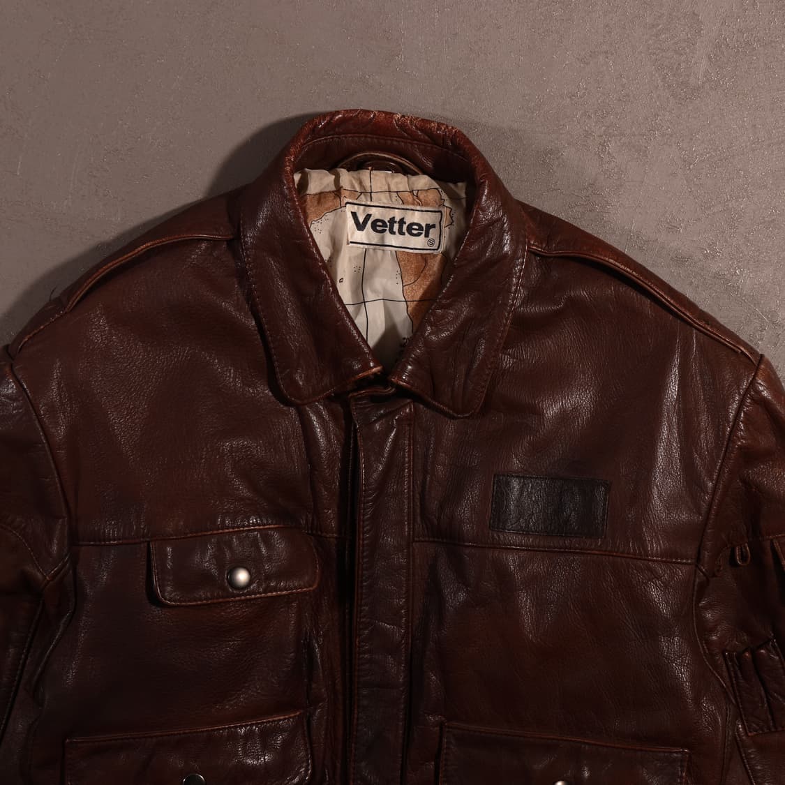 80s A2 가죽 레더 플라이트자켓 상품이미지2