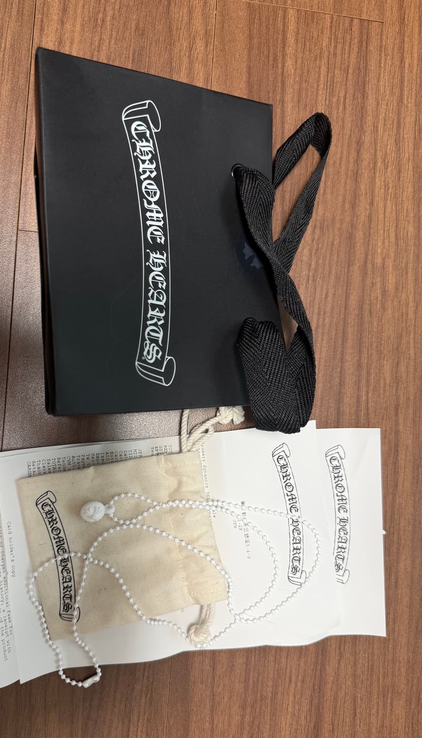 크롬하츠 실리크롬 화이트 크로스볼 새상품 상품이미지1