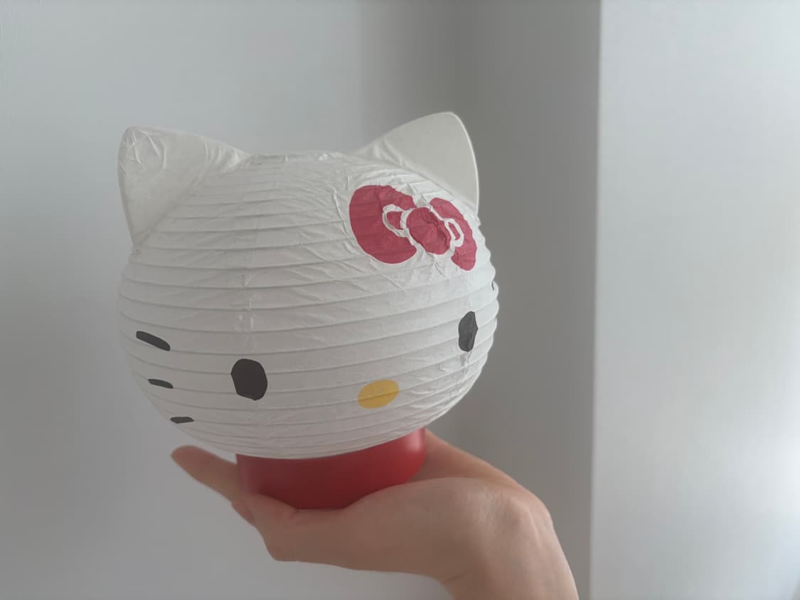 키티 무드등 일본식 조명 상품이미지4