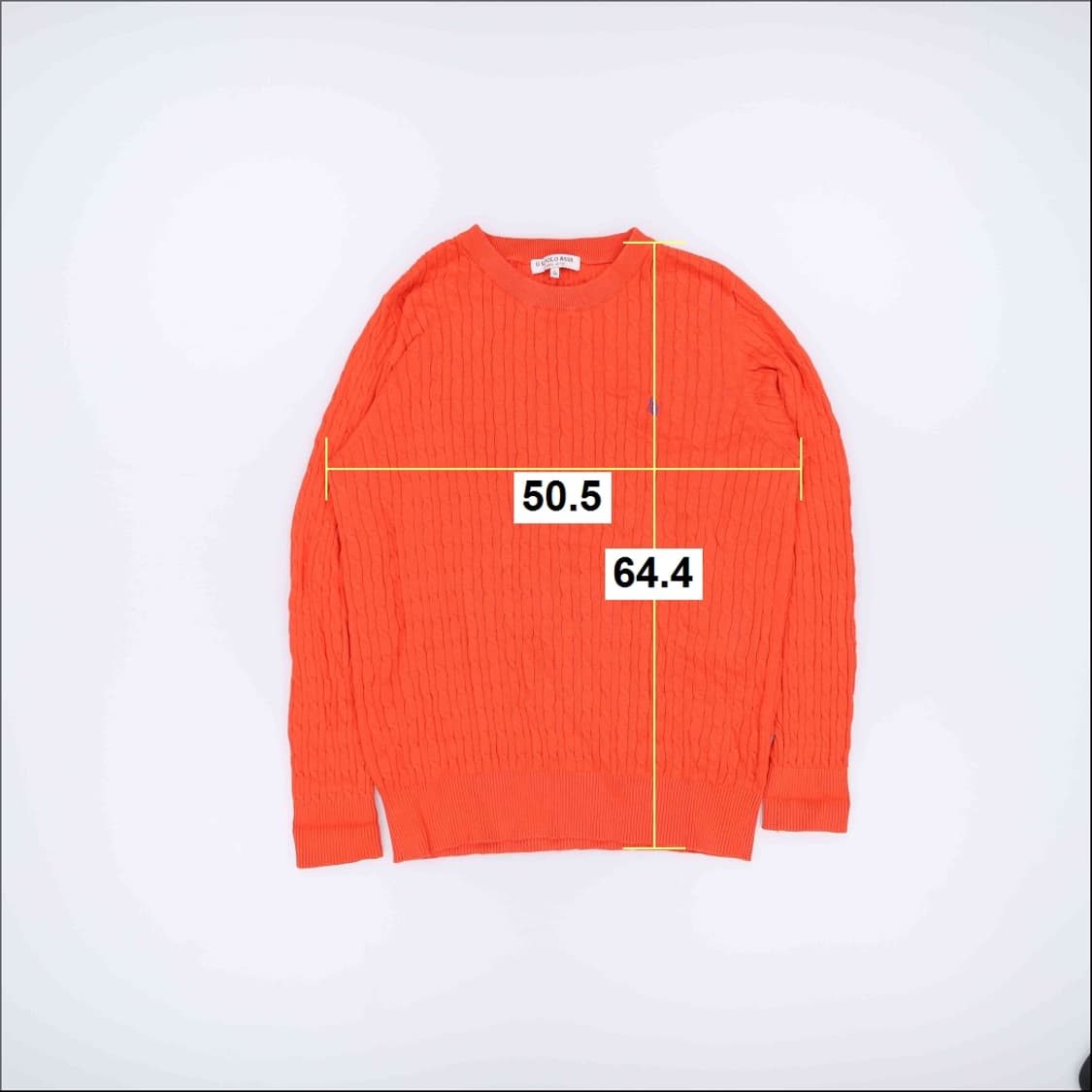 [L] U.S 폴로 어센 남성 꽈배기 니트 스웨터 0105J 상품이미지7