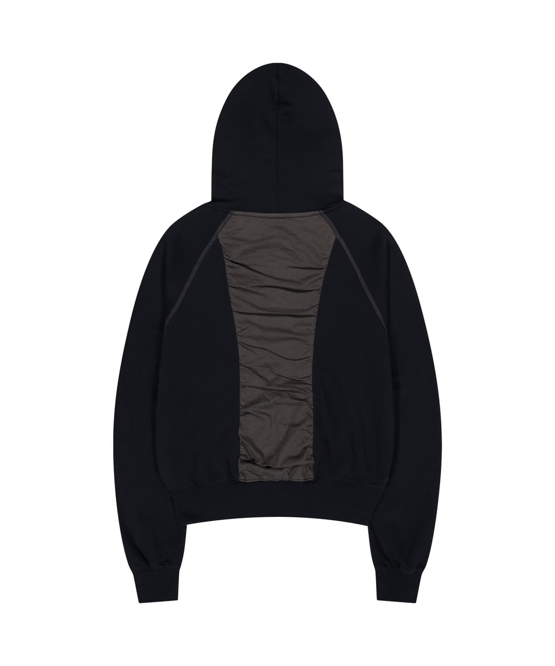 코이세이오 퍼커링 후드 집업 블랙 PUCKERING HOOD 상품이미지2