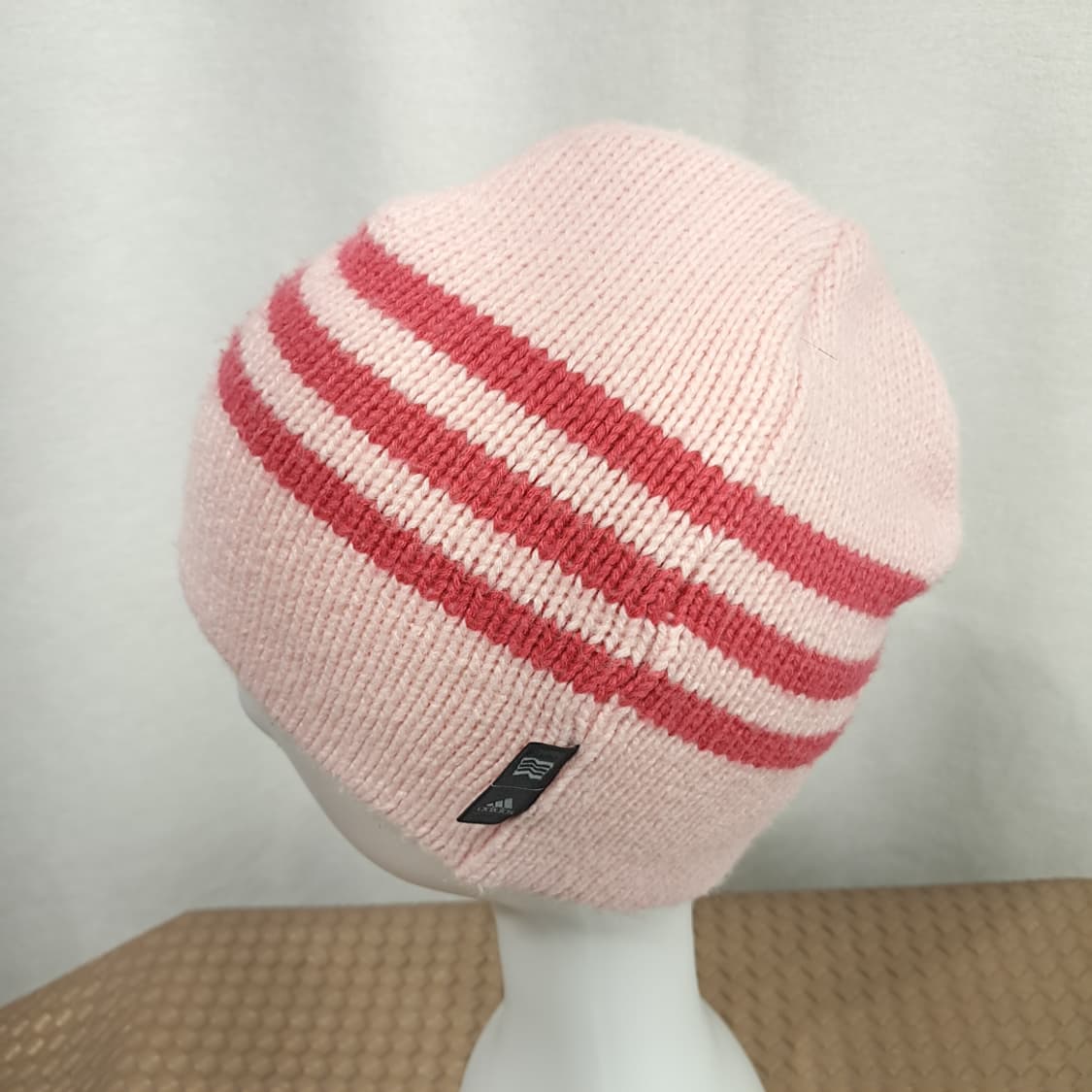 Adidas Pink Stripe Knit Beanie P1994 상품이미지3