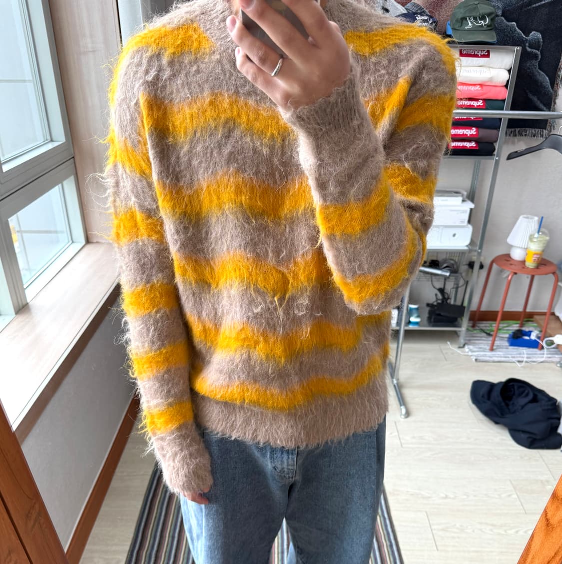 아크네 스튜디오 모헤어 퍼지 니트 상품이미지1