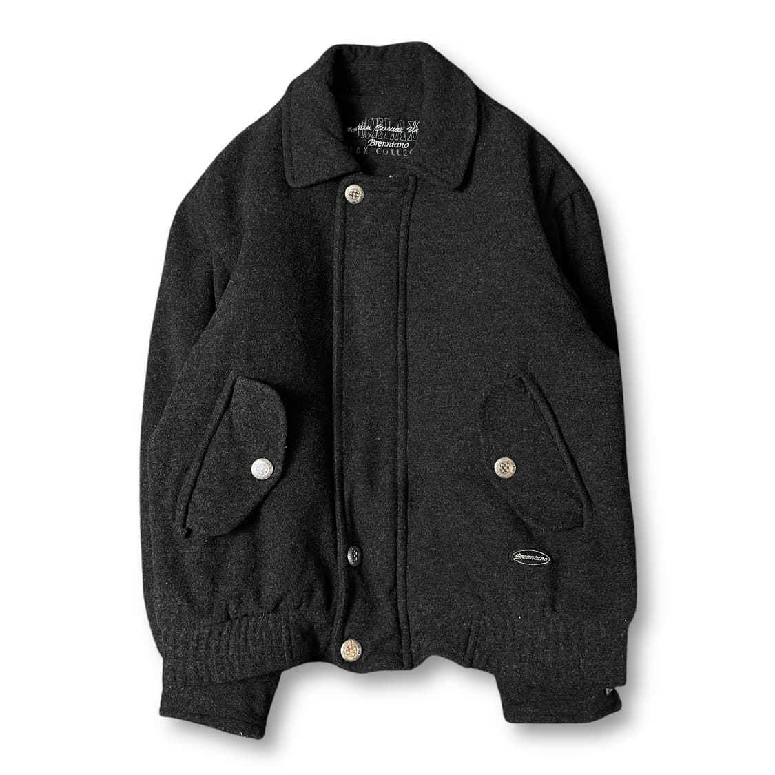 브렌타노 그레이 투포켓 울 카라 자켓 상품이미지1