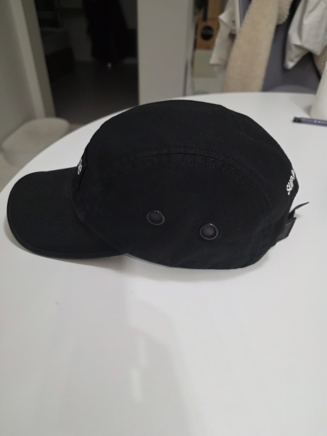 슈프림 밀리터리 캠프캡 블랙 - 24SS 상품이미지4