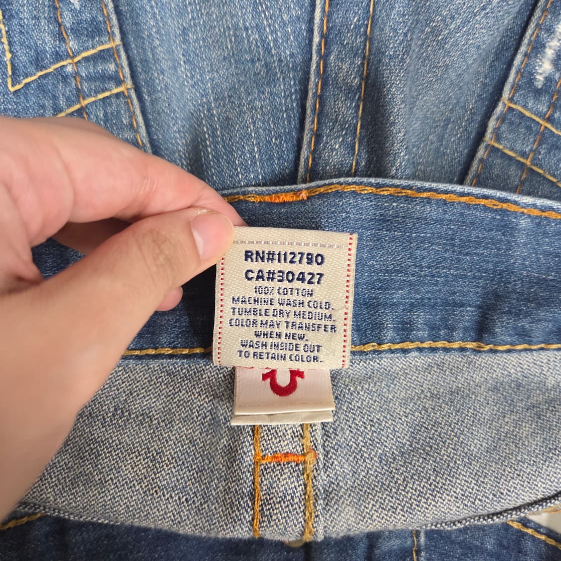 트루릴리전 데님반바지 5부반바지 상품이미지4