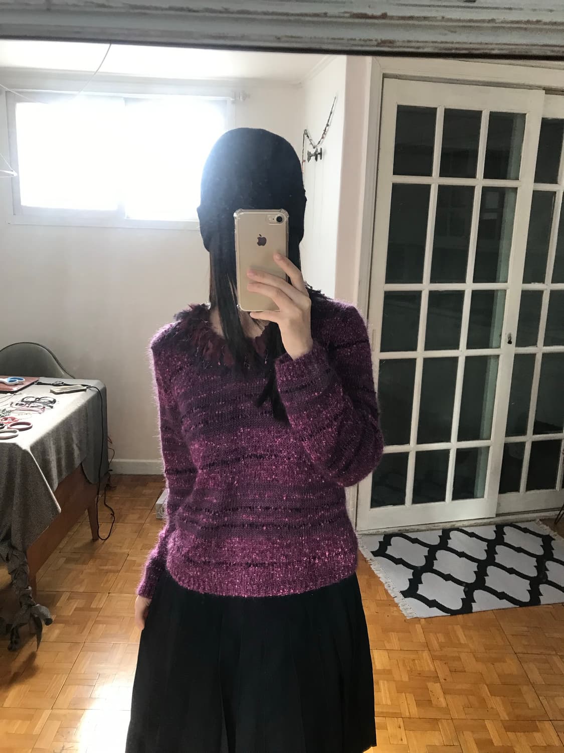 vintage ruffle knit 상품이미지2