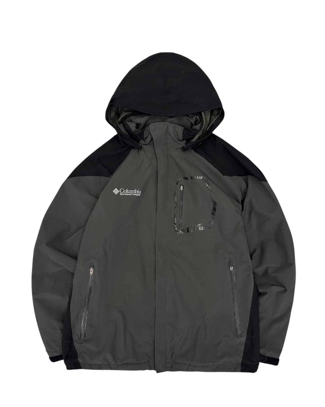 컬럼비아 콜롬비아 고어텍스 바람막이 블랙&카키그레이 (XL) 상품이미지1