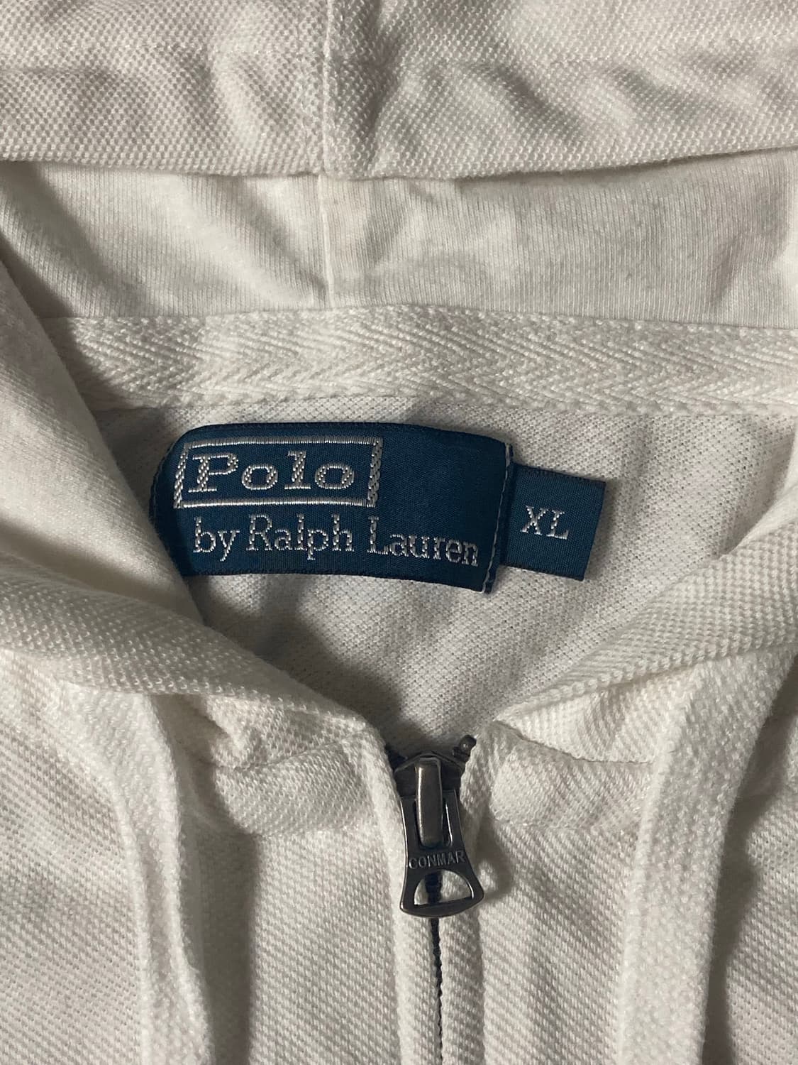 폴로 빅포니 화이트 후드집업 상품이미지2