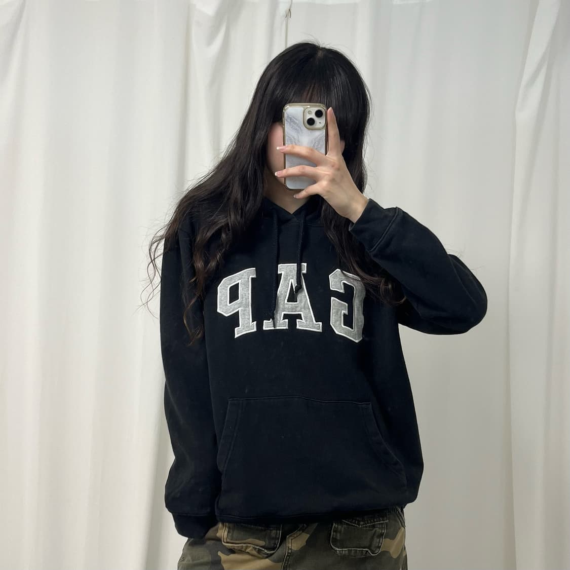 Gap black hoodie 상품이미지2