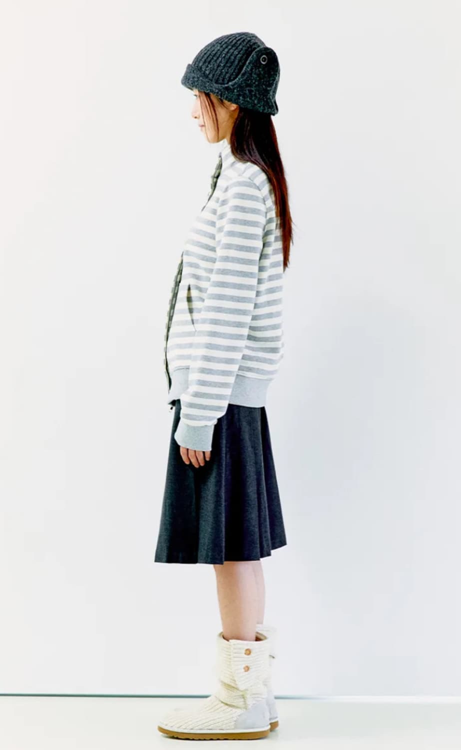 오피쉬 버튼 스트라이프 투웨이 집업 상품이미지6