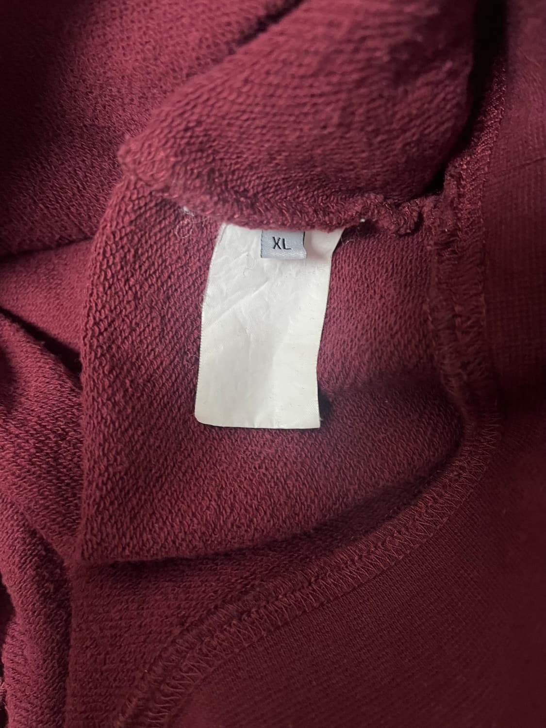 [XL] 비바스튜디오 버건디 맨투맨 상품이미지5