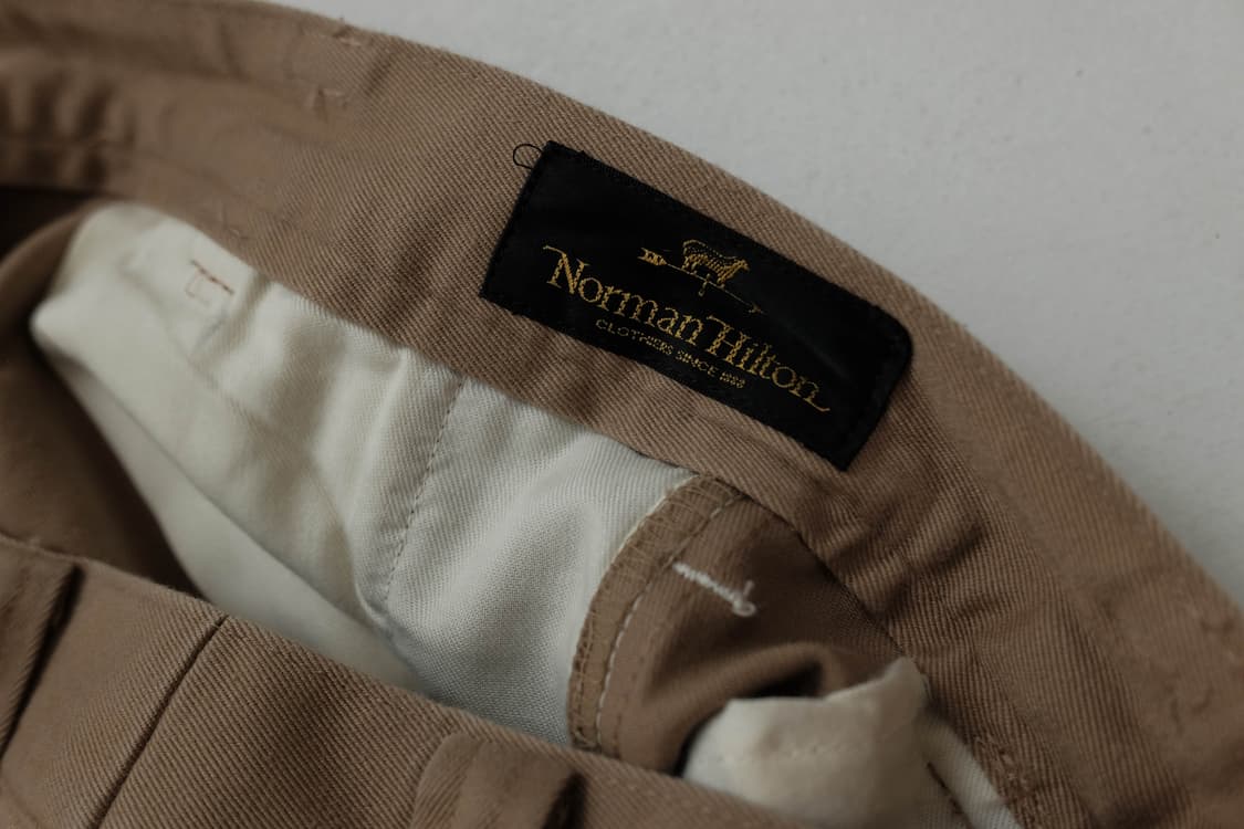 NORMAN HILTON 투턱 치노 팬츠 (31-32)  상품이미지10