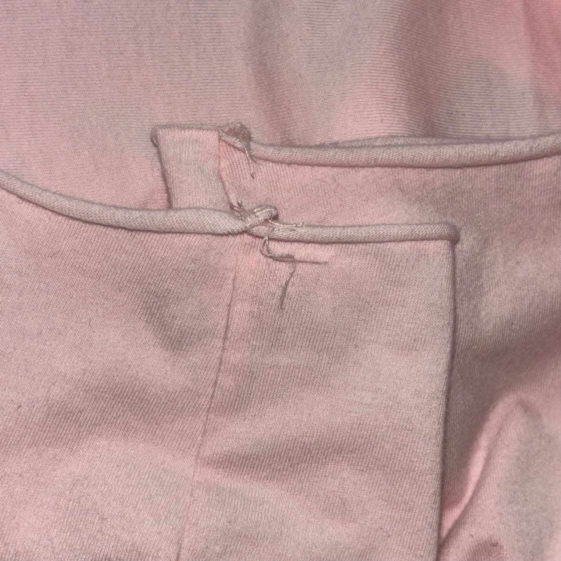 샵페어리 cross heart cut off t-shirt 핑크 상품이미지7