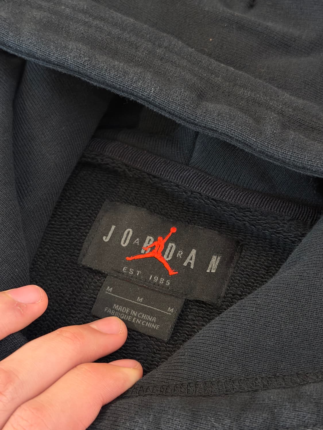 나이키 조던 X 트래비스 스캇 프라그먼트 후드티 블랙 상품이미지6