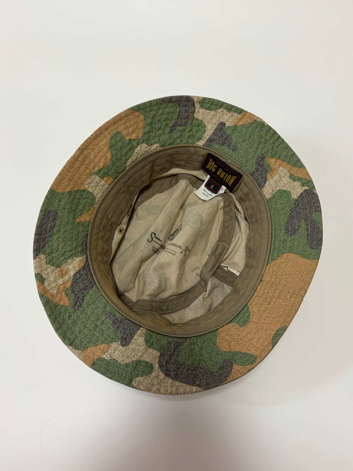 빅유니온 카모 버킷햇 상품이미지5