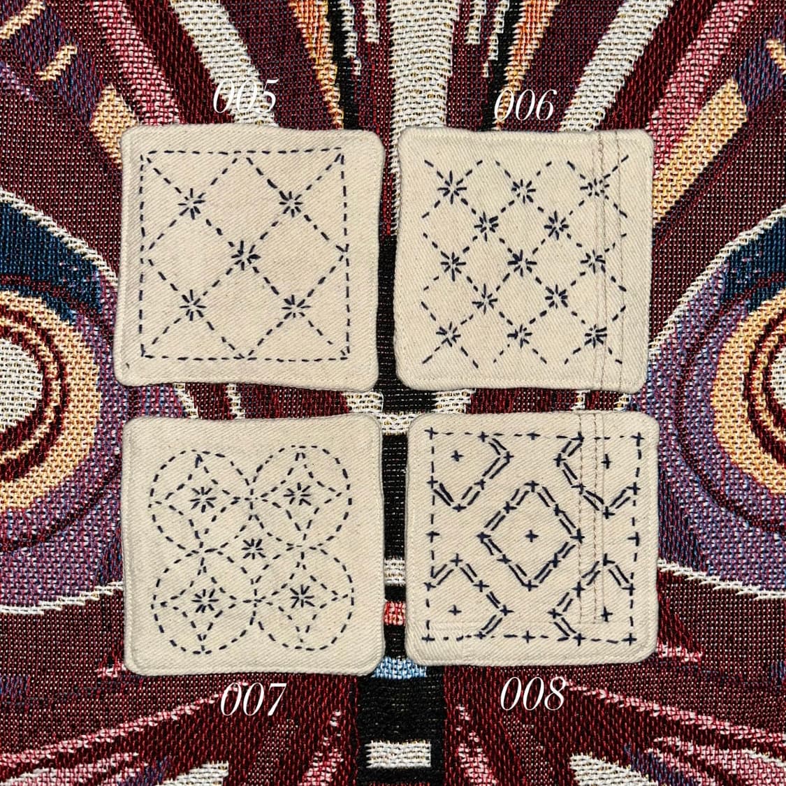 사시코 티코스터 sashiko tea coster 006 상품이미지3