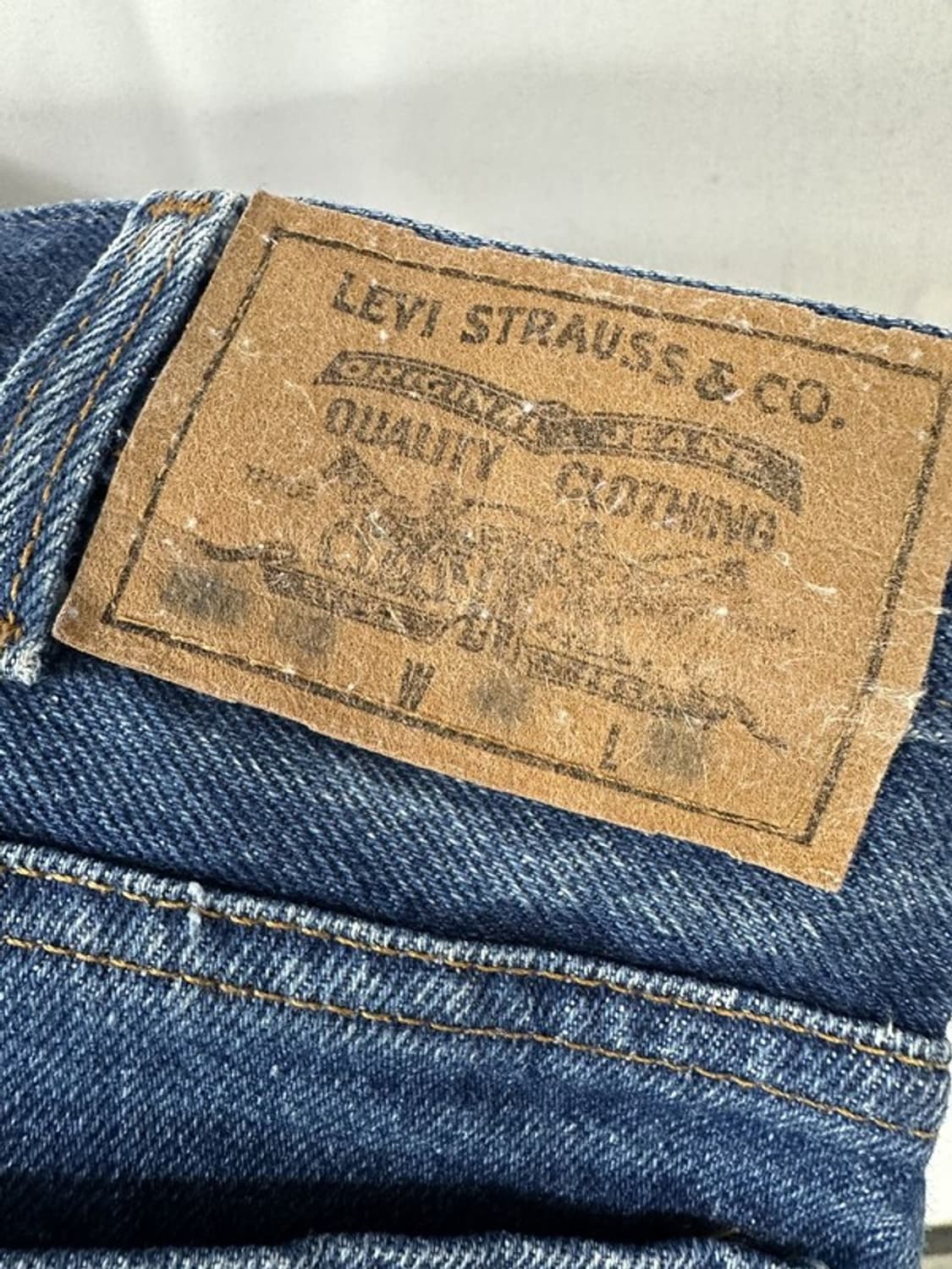 [W42L32] LEVI'S 리바이스 80s UK 오렌지탭 빈티지 상품이미지5