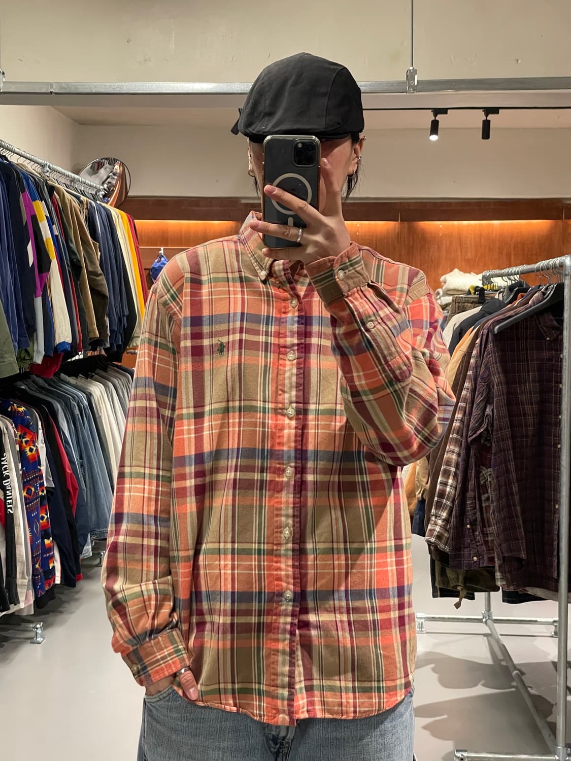 폴로 랄프 로렌 체크 셔츠   상품이미지1