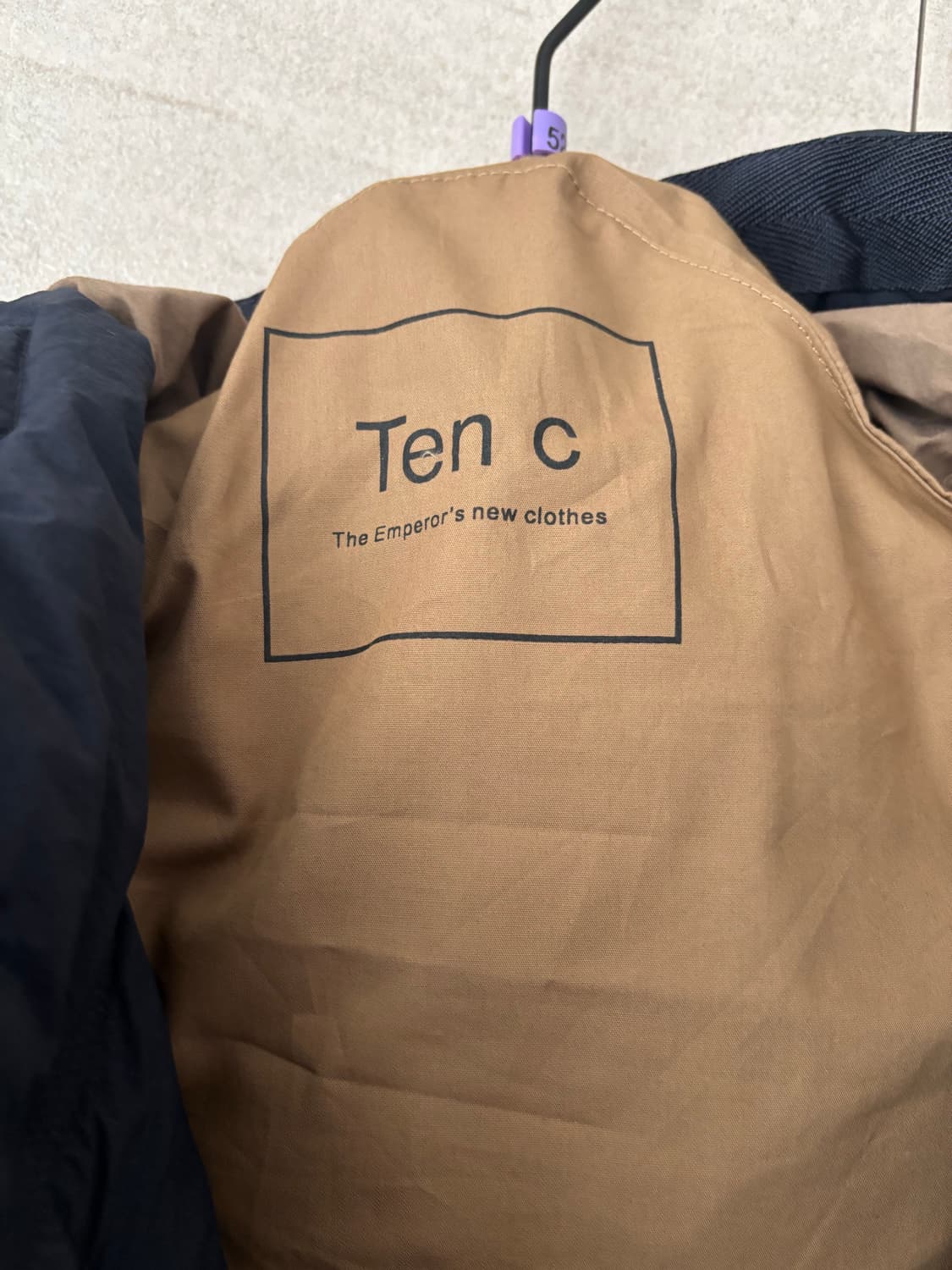 텐씨 Ten C  아틱패딩 네이비 52사이즈 새상품 상품이미지3