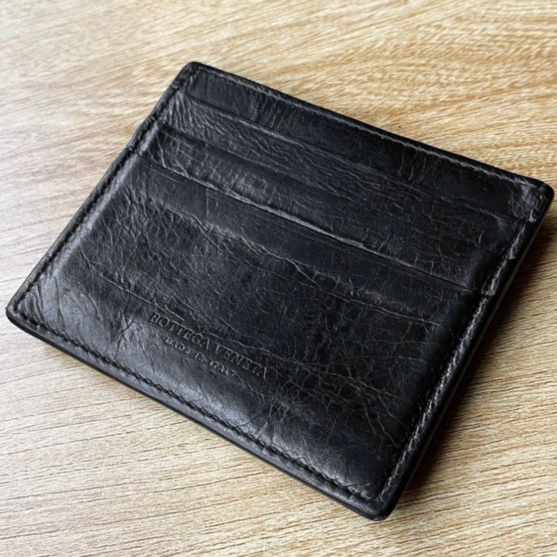 [정품] 보테가베네타 스퀘어 엠보스드 퀼티드 카드지갑 상품이미지3