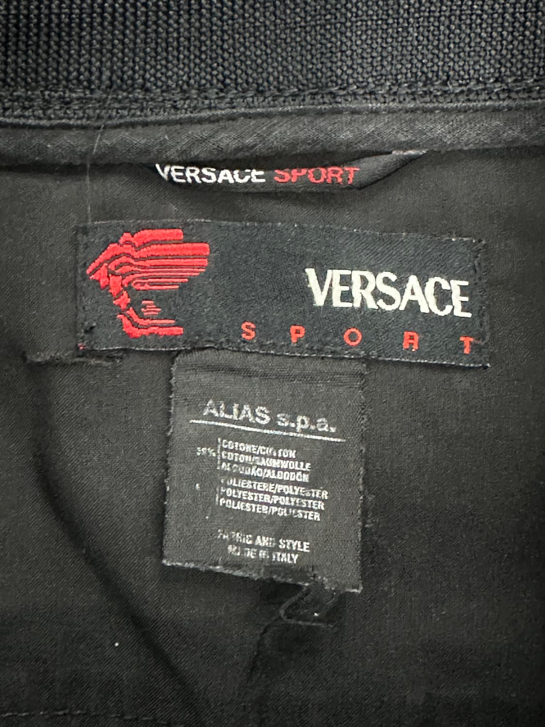 90s Versace sport 봄버 자켓 XL 상품이미지7