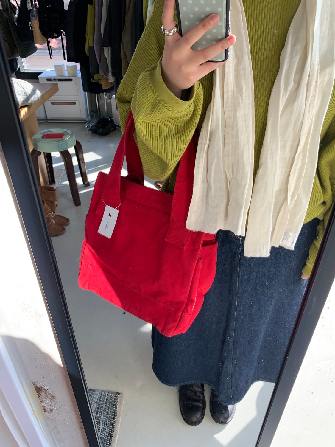 Kapital 캐피탈 캔버스 토트백 상품이미지2