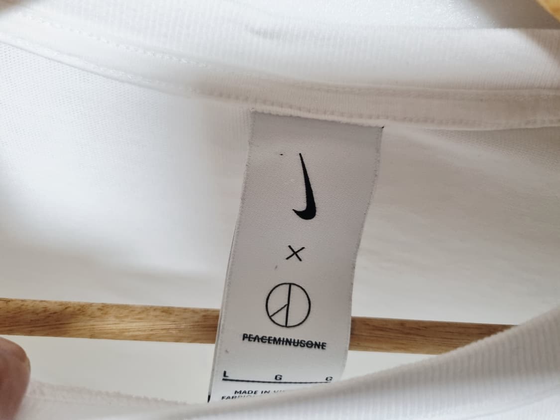 남성 레어 루즈핏 나이키 X 피스마이너스원 콜라보 롱슬리브 긴팔 티셔츠 상품이미지4