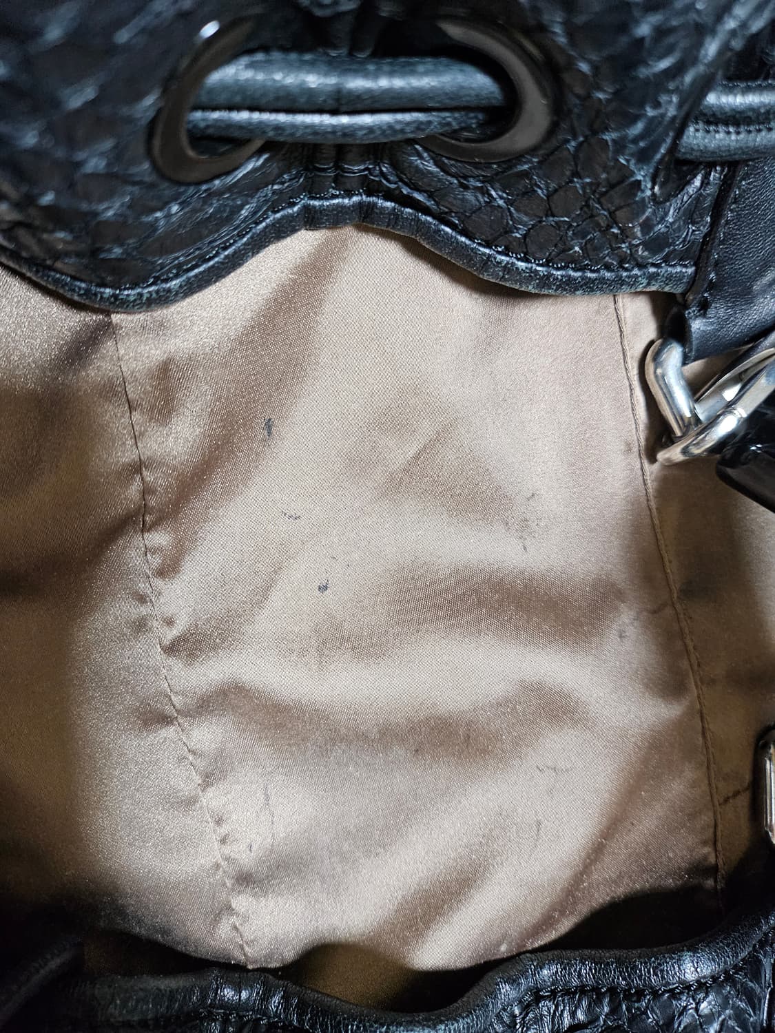 조르지오 아르마니 뱀피 호보백 숄더백 가방 GIORGIO ARMANI 상품이미지10