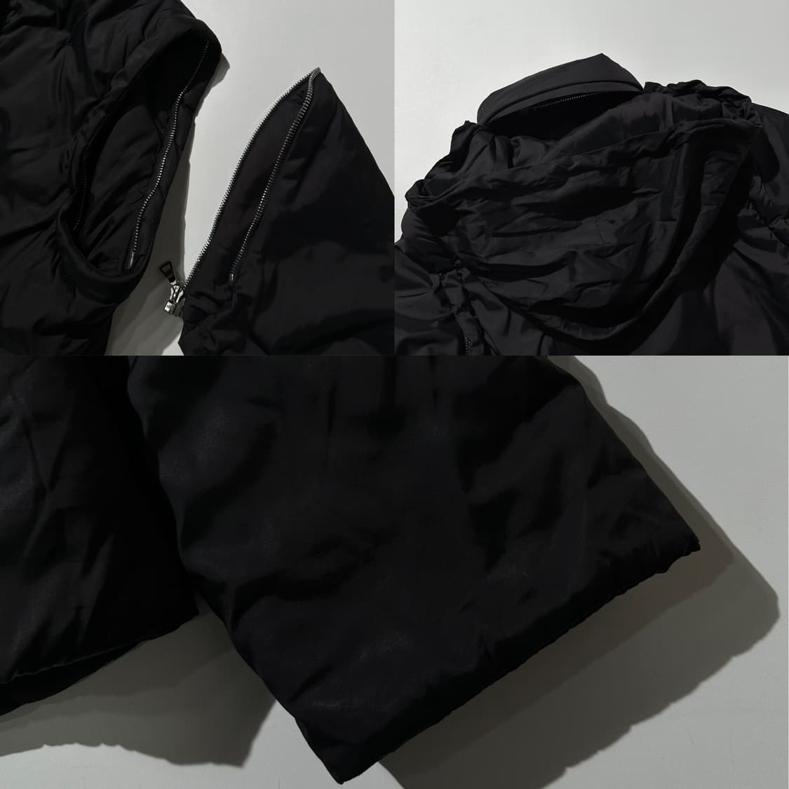 질샌더 디테쳐블 숏점퍼 블랙 상품이미지8