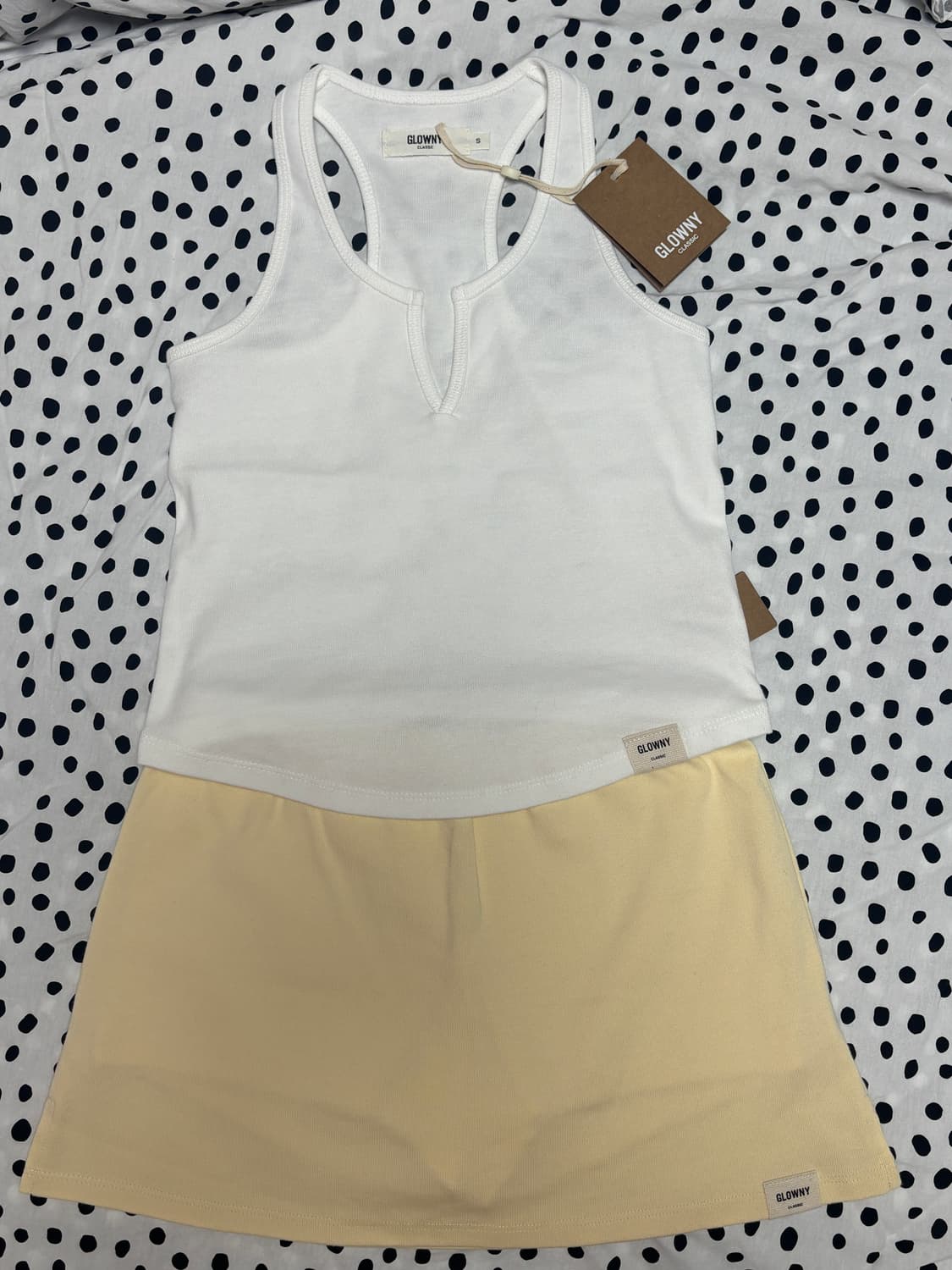 글로니 지 클래식 미니스커트 버터 G CLASSIC MINI SKIRT 상품이미지6