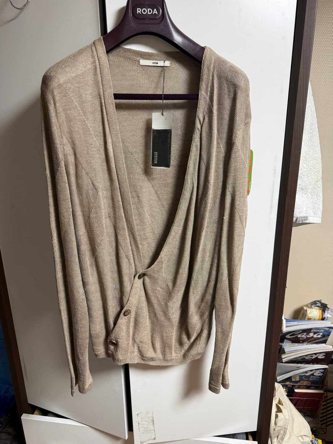 시스템 마 가디건 베이지 100사이즈 상품이미지4