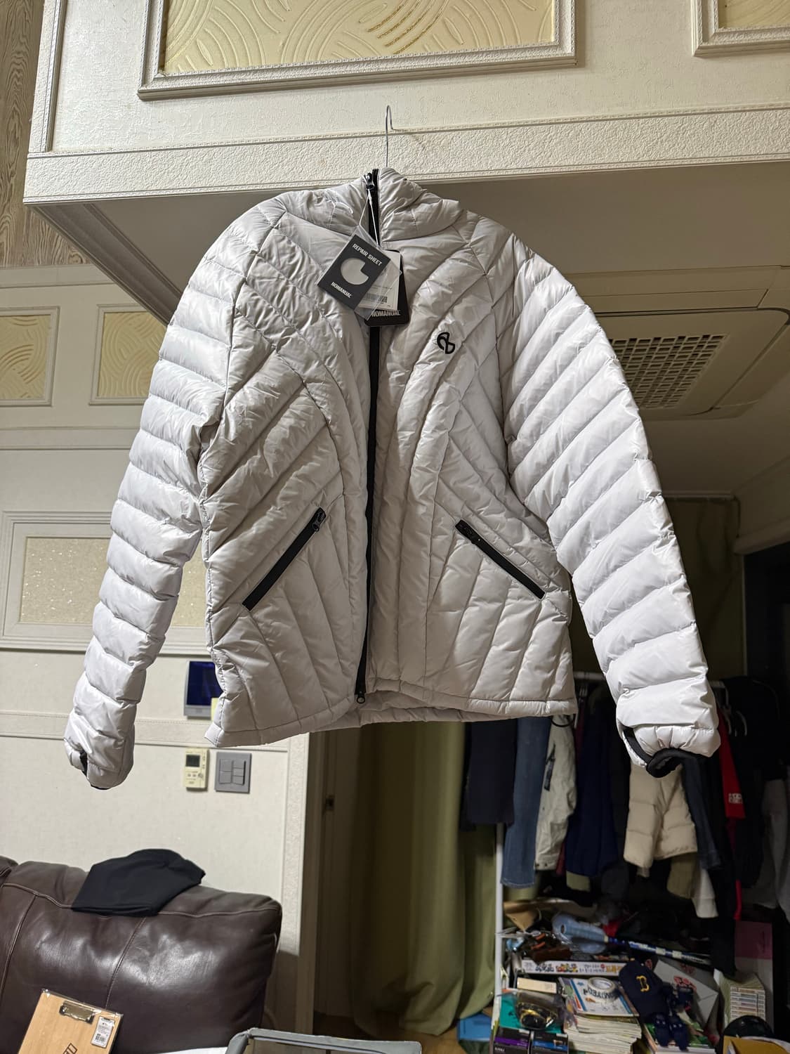 노매뉴얼 누베스 라이트 덕 다운 글로시 그레이 상품이미지2