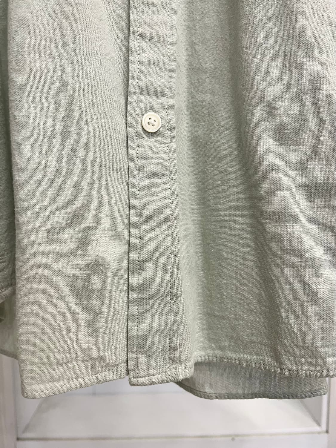 앤드지 밝은 그린 헨리넥 셔츠 상품이미지3