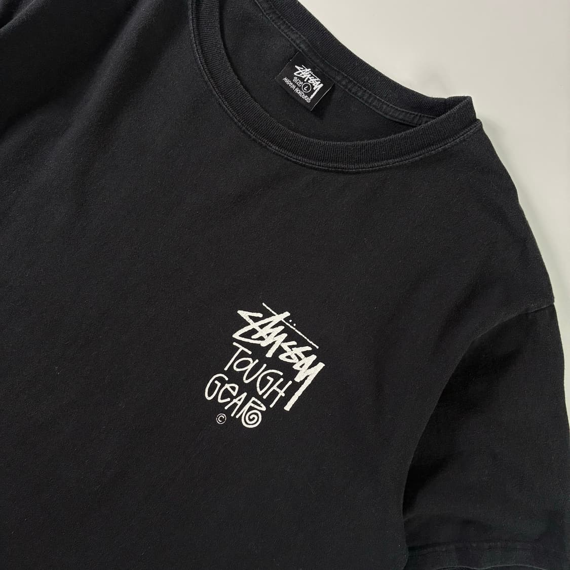 Stussy  스투시 터프기어 블랙 반팔티셔츠  상품이미지4