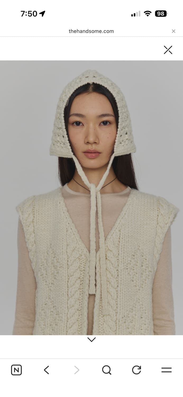 아모멘토 크로셰 보넷 상품이미지1