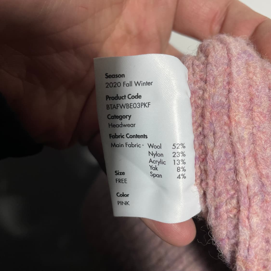 Ader error 아더에러 마스크 비니 상품이미지7