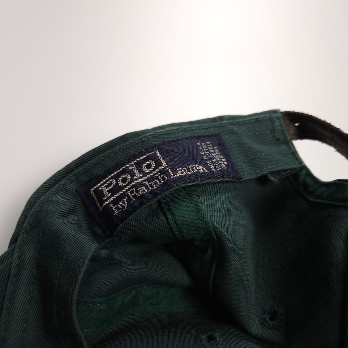 폴로 랄프로렌 아메카지 레터맨 가죽 스트랩 볼캡 (OS) 상품이미지5