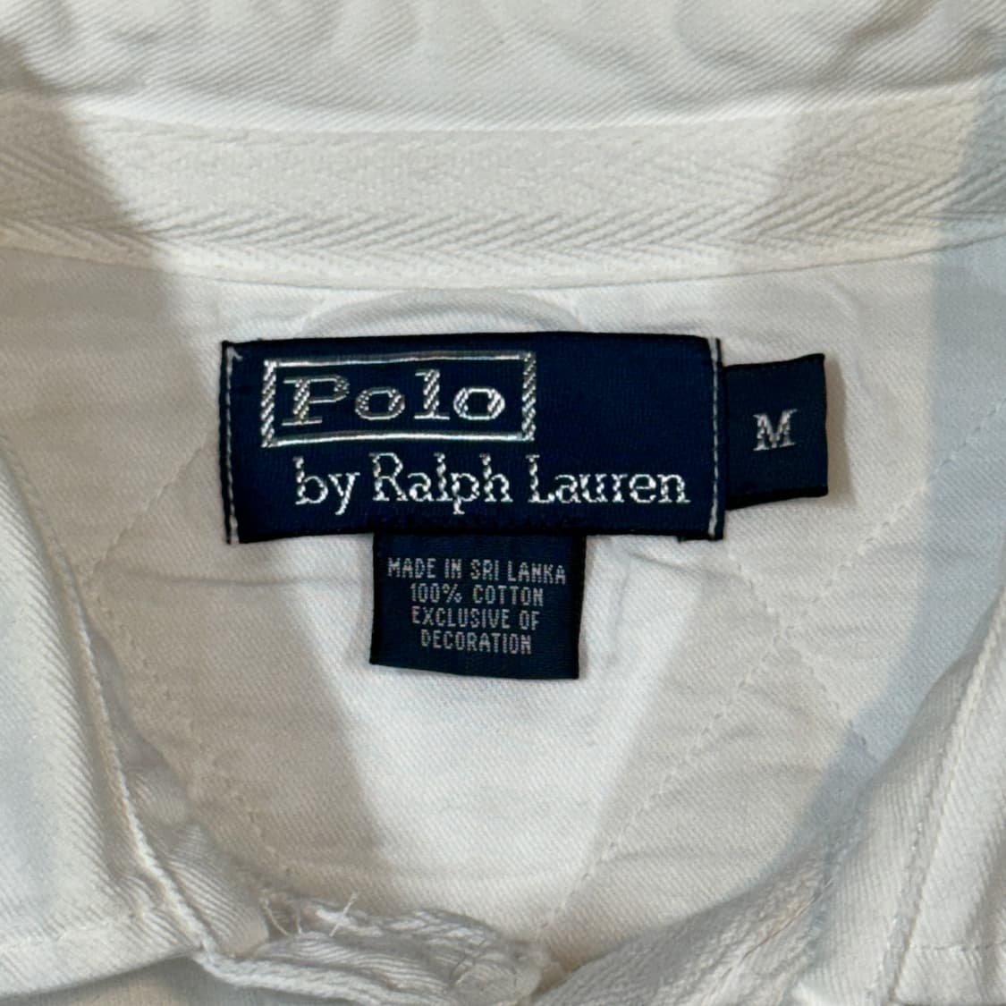 M) 폴로 랄프로렌 빅포니 화이트 럭비티 긴팔 카라티 상품이미지7