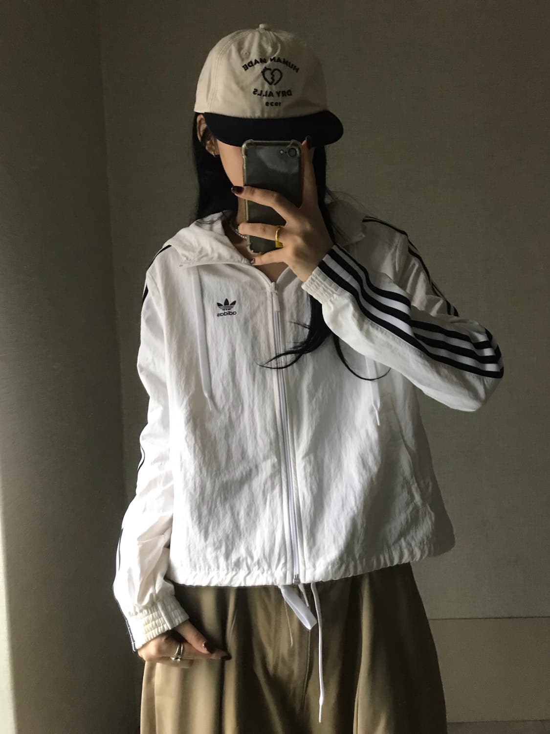 아디다스 흰검 바람막이 상품이미지2