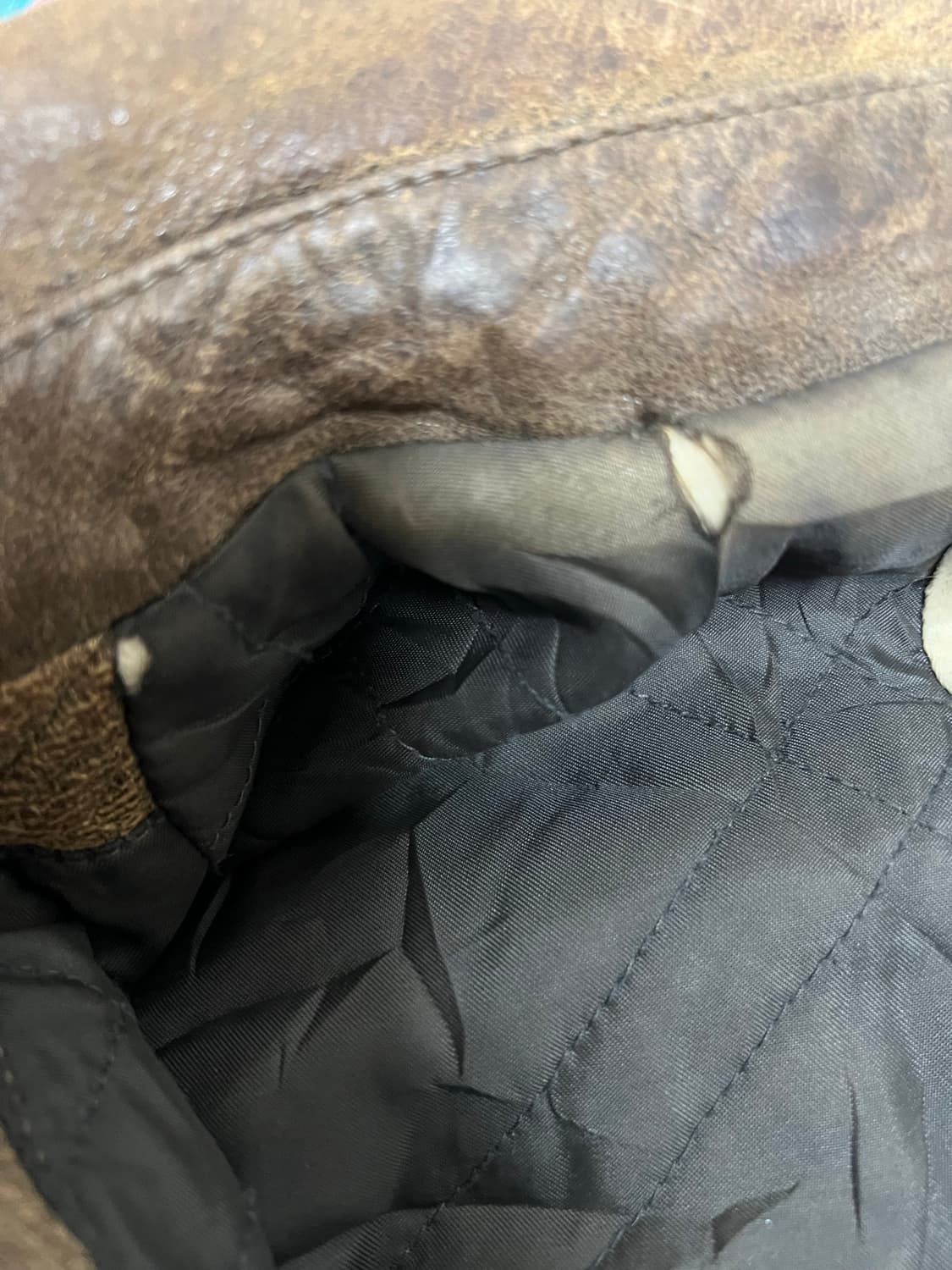 엘엘빈 a2 플라이트 레더자켓 상품이미지5