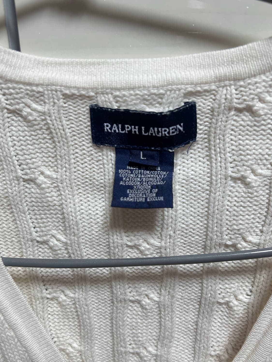 (정품) 폴로 랄프로렌 케이블 가디건 (실측 xs) 상품이미지2