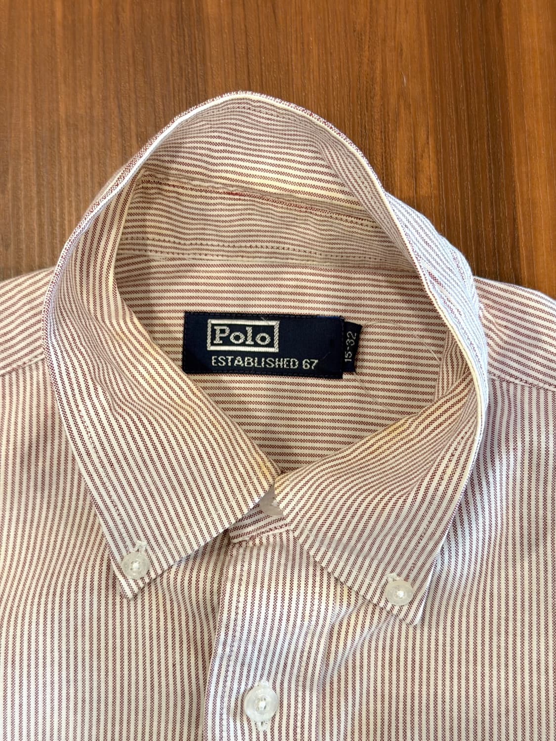 00s Polo RL 폴로 랄프로렌 옥스퍼드 스트라이프 셔츠 상품이미지10