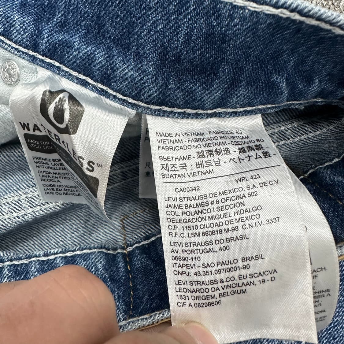 리바이스 502 데님팬츠 상품이미지4