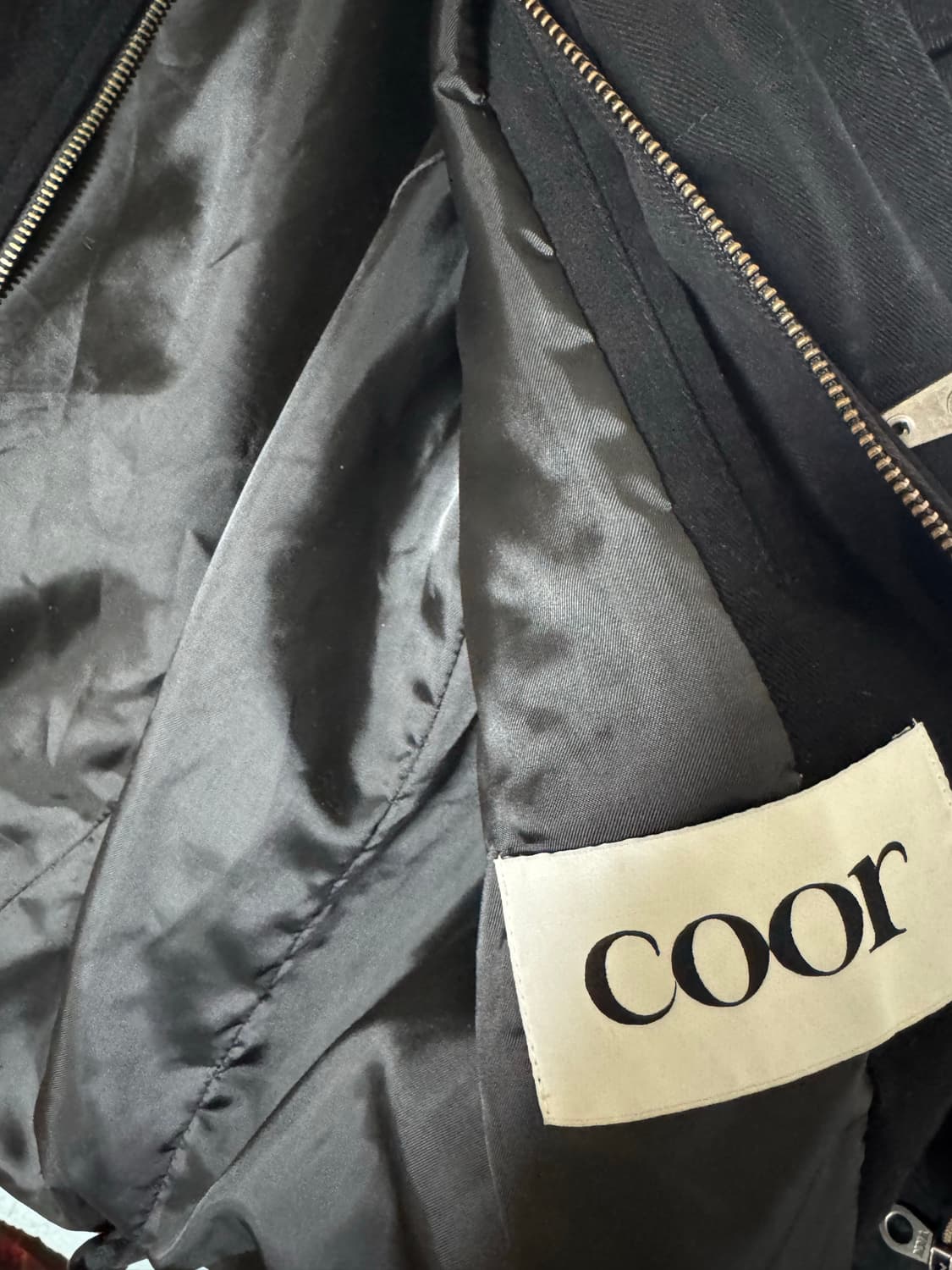 쿠어 워시드 파이어맨 자켓 블랙 L 상품이미지6